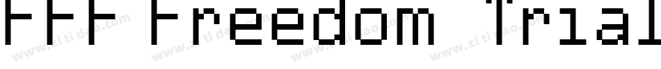 FFF Freedom  Trial字体转换